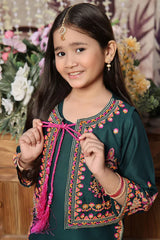 Gharara in Green by Fresh Birds - EFP5823