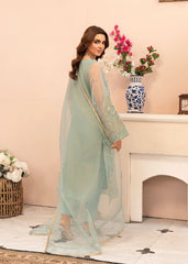 Kurta Set in Light blue by Zarqun - TQU1787