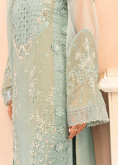 Kurta Set in Light blue by Zarqun - TQU1787