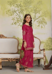 Kurta Set in Hot pink by Fresh Birds - WIO4896