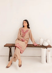 Kurta Set in Beige by Mayal - BOH3930