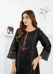 Kurta Set in Black by Momin Online - PPY6165