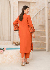 Kurta Set in Rust orange by Yolo Pret - LQR8635