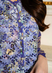 Kurta Set in Indigo by Sahibas By Mirza - URU7382