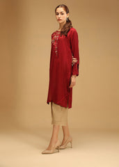 Kurti in Maroon by Aster Kids - RFF5892