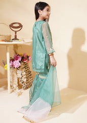 Gharara in Aquamarine by Laal Clothing - BVP1344