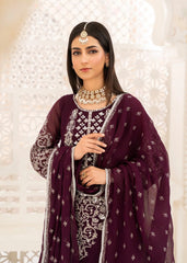 Kurta Set in Purple by Laleen - ITI5005