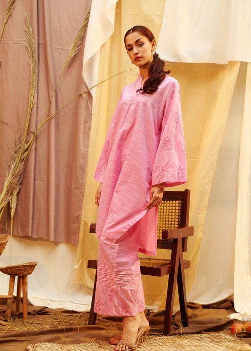 Kurta Set in Pink by Aster - VRU1011